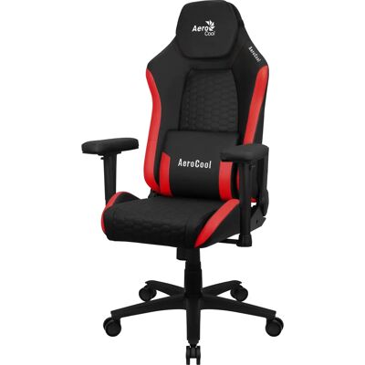 Cadeira Gaming Aerocool CROWNBR - Ergonômica, Ajustável, Preto-Vermelho Cadeira Gaming Aerocool CROWNBR - Ergonômica, Ajustável, Preto-Vermelho