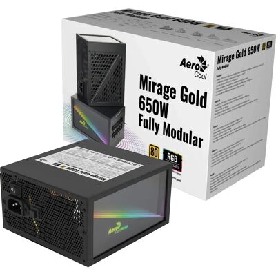 Aerocool Mirage Gold 650 W - Tápegység Aerocool Mirage Gold 650 W - Tápegység