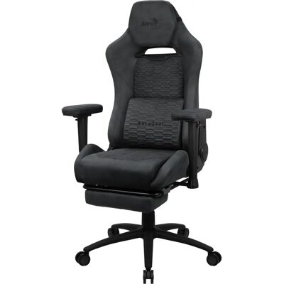 Aerocool Royal AeroSuede Gaming Chair - Ergonomisch Grau Schwarz Aerocool Royal AeroSuede Gaming Chair - Ergonomisch Grau Schwarz