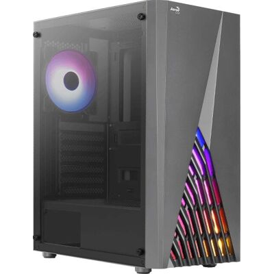 Aerocool Delta Midi Tower - RGB Voorpaneel - Gehard Glas - Geen PSU Aerocool Delta Midi Tower - RGB Voorpaneel - Gehard Glas - Geen PSU