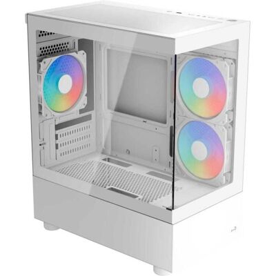 Aerocool Advanced Technologies Geh Mini Viewport V2 Micro-ATX Mini-ITX ARGB Branco - Micro Mini Flex-ATX Aerocool Advanced Technologies Geh Mini Viewport V2 Micro-ATX Mini-ITX ARGB Branco - Micro Mini Flex-ATX