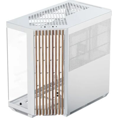 Boîtier PC Midi Apnx Blanc - Supporte radiateurs 360mm Boîtier PC Midi Apnx Blanc - Supporte radiateurs 360mm
