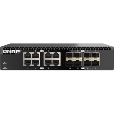QNAP QSW-3216R-8S8T unmanaged 16-Port 10GbE Rack Switch - Hochgeschwindigkeits SMB/SOHO QNAP QSW-3216R-8S8T unmanaged 16-Port 10GbE Rack Switch - Hochgeschwindigkeits SMB/SOHO