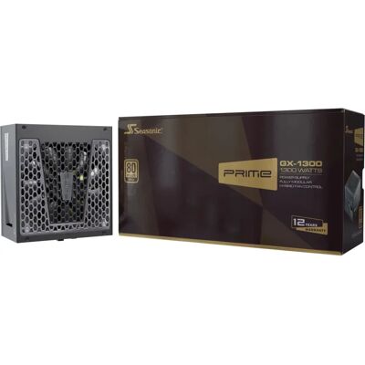 Seasonic Prime GX 1300W Netzteil - 80 Plus Gold, Vollmodular, Schwarz Seasonic Prime GX 1300W Netzteil - 80 Plus Gold, Vollmodular, Schwarz