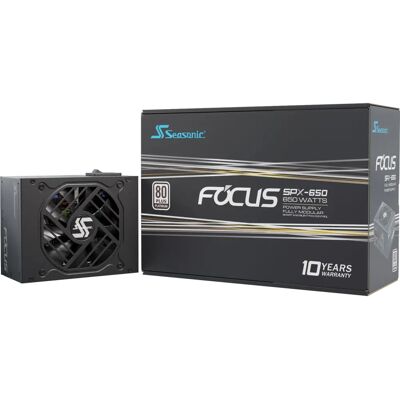 Seasonic FOCUS-SPX-650 Virtalähde - 650W, Modulaarinen, Musta Seasonic FOCUS-SPX-650 Virtalähde - 650W, Modulaarinen, Musta