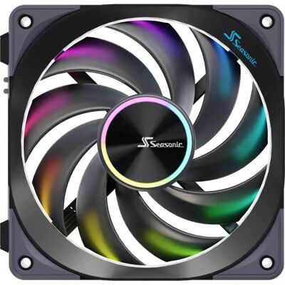 Seasonic MagFlow 1225PWM ARGB tietokoneen tuuletin - Musta Seasonic MagFlow 1225PWM ARGB tietokoneen tuuletin - Musta