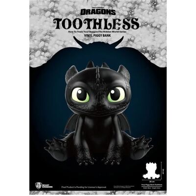Tirelire Vinyl Toothless - Dragon - 34 cm - Beast Kingdom - Publicité Tirelire Vinyl Toothless - Dragon - 34 cm - Beast Kingdom - Publicité