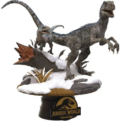 Figurine d'Action Beast Kingdom - Blue & Beta - Jurassic World - 13 cm - Publicité Figurine d'Action Beast Kingdom - Blue & Beta - Jurassic World - 13 cm - Publicité