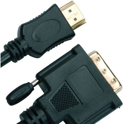 Jou Jye Computer AVC 132 - 10m HDMI DVI-D Adapterkabel Jou Jye Computer AVC 132 - 10m HDMI DVI-D Adapterkabel