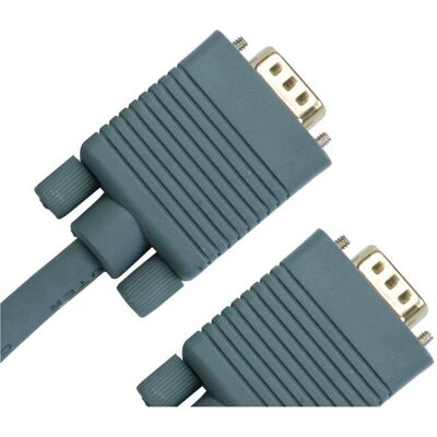 Jou Jye 10m VGA-Kabel - D-Sub 15-pol - Grau Jou Jye 10m VGA-Kabel - D-Sub 15-pol - Grau