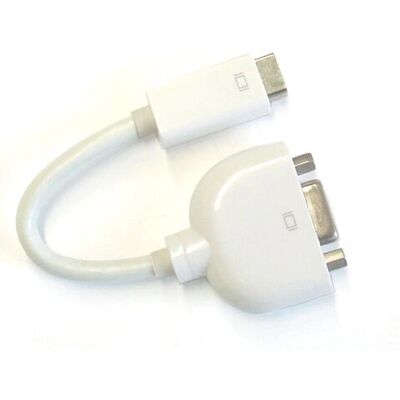 Jou Jye Weißer Mini DVI auf VGA Adapter - 0,1m - Videoschnittstelle Jou Jye Weißer Mini DVI auf VGA Adapter - 0,1m - Videoschnittstelle