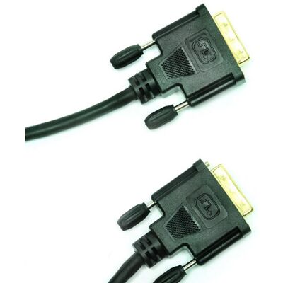 Jou Jye Computer 1938 - 7,5 m DVI-D Kabel - Schwarz Jou Jye Computer 1938 - 7,5 m DVI-D Kabel - Schwarz