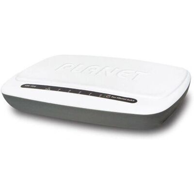Planet SW-504 5-port Fast Ethernet Switch - Kontorsutrustning Planet SW-504 5-port Fast Ethernet Switch - Kontorsutrustning
