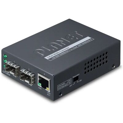 Convertisseur média réseau Planet GT-1205A 1Gbps - Noir - Publicité Convertisseur média réseau Planet GT-1205A 1Gbps - Noir - Publicité