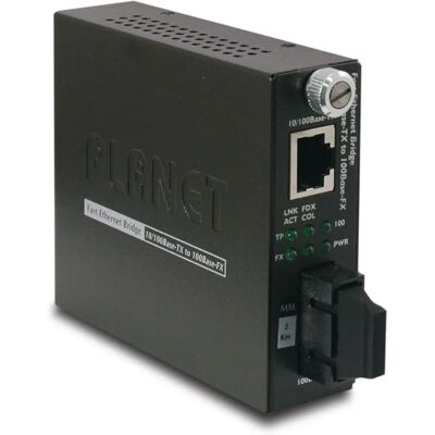 Planet FST-802 Netwerk Media Converter - 100 Mbit/s Planet FST-802 Netwerk Media Converter - 100 Mbit/s