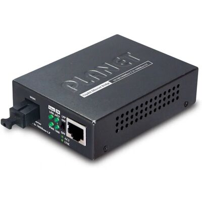 Conmutador de red Gigabit Planet GT-806A15 - 15 km - Negro Conmutador de red Gigabit Planet GT-806A15 - 15 km - Negro