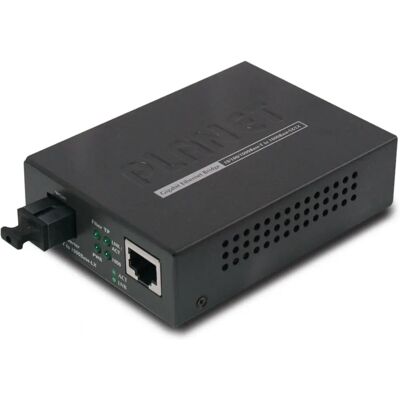Planet GT-806A60 Netwerk Media Converter - 1310 nm, 2000 Mbps - Zwart Planet GT-806A60 Netwerk Media Converter - 1310 nm, 2000 Mbps - Zwart