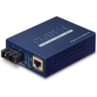Planet FTP-802S15 Netwerk Media Converter - 100 Mbit/s - Blauw - Tot 15 km Planet FTP-802S15 Netwerk Media Converter - 100 Mbit/s - Blauw - Tot 15 km