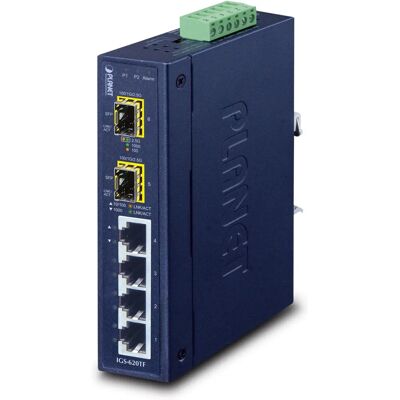 Planet IGS-620TF Netzwerk-Switch - Unmanaged Gigabit Ethernet - Blau Planet IGS-620TF Netzwerk-Switch - Unmanaged Gigabit Ethernet - Blau