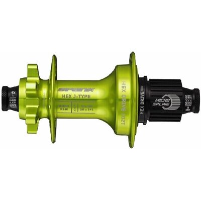 Spank HEX J-TYPE Boost Hinterradnabe - Grün - Unisex - Mountainbike-Teil Spank HEX J-TYPE Boost Hinterradnabe - Grün - Unisex - Mountainbike-Teil