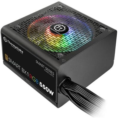 Sursa de alimentare Thermaltake Smart BX1 RGB - 550W - Negru Sursa de alimentare Thermaltake Smart BX1 RGB - 550W - Negru