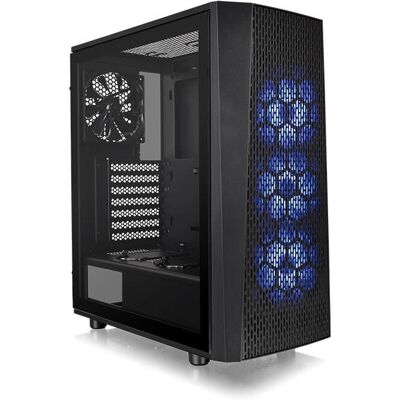 Thermaltake Schwarzes Versa J24 RGB Micro-ATX Gehäuse Thermaltake Schwarzes Versa J24 RGB Micro-ATX Gehäuse