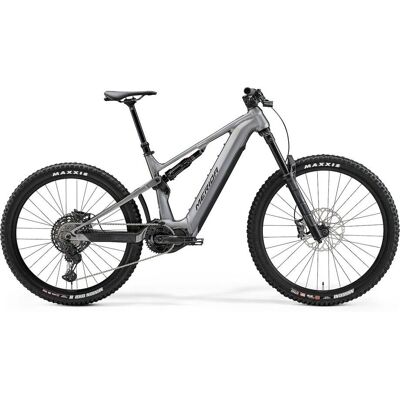Vélo électrique Merida eONE-SIXTY 875 - VTT tout suspendu - Gris foncé moyen - Publicité Vélo électrique Merida eONE-SIXTY 875 - VTT tout suspendu - Gris foncé moyen - Publicité