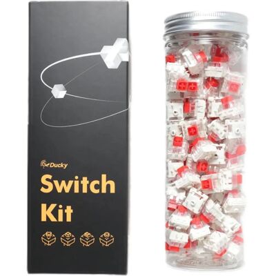 Ducky Kailh Box Red Switches - 110 Stück - Mechanisch, Linear, RGB Ducky Kailh Box Red Switches - 110 Stück - Mechanisch, Linear, RGB
