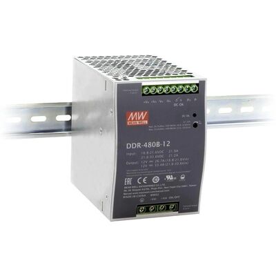 Mean Well DDR-480C-24 24V 20A DC/DC-omformer - Strømforsyning Mean Well DDR-480C-24 24V 20A DC/DC-omformer - Strømforsyning