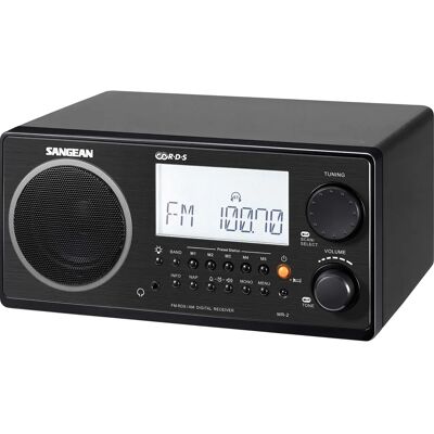Sangean WR-2 schwarzes Tischradio - Radio Sangean WR-2 schwarzes Tischradio - Radio