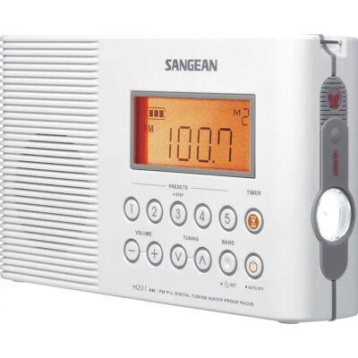 Sangean H-201 Bärbar Vattentät Radio - Radio Sangean H-201 Bärbar Vattentät Radio - Radio