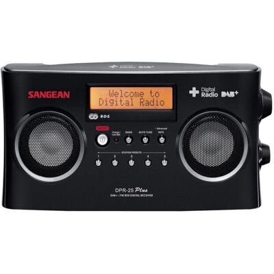 Sangean DPR-25+ Bärbar digitalradio - DAB+, FM, Batteri Sangean DPR-25+ Bärbar digitalradio - DAB+, FM, Batteri