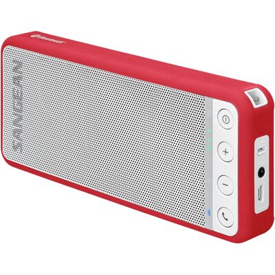 Haut-parleur Bluetooth portable Sangean BTS-101 - Rouge - Publicité Haut-parleur Bluetooth portable Sangean BTS-101 - Rouge - Publicité