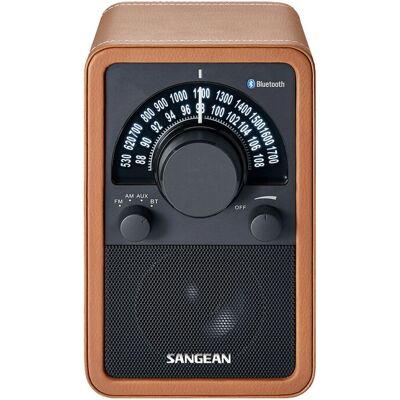 Sangean WR-15BT Radio Analogique Personnel Marron - Publicité Sangean WR-15BT Radio Analogique Personnel Marron - Publicité