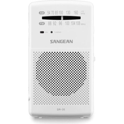 Radio Sangean SR35W BLANCO White Radio Sangean SR35W BLANCO White