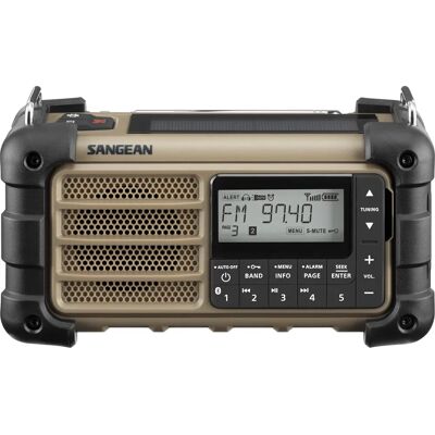 Radio d'urgence Sangean MMR-99 - Étanche, Bluetooth, Panneau Solaire Radio d'urgence Sangean MMR-99 - Étanche, Bluetooth, Panneau Solaire