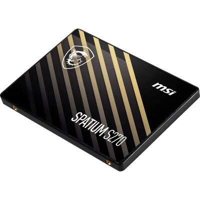 MSI Spatium S270 480GB SSD - Internal SATA 3D NAND Drive MSI Spatium S270 480GB SSD - Internal SATA 3D NAND Drive
