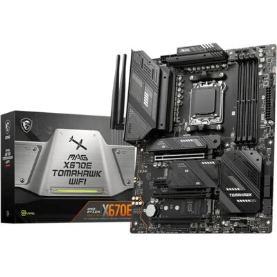 Carte mère MSI MAG X670E TOMAHAWK WIFI AMD X670 Socket AM5 ATX - Publicité Carte mère MSI MAG X670E TOMAHAWK WIFI AMD X670 Socket AM5 ATX - Publicité