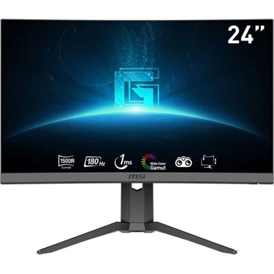 Écran MSI G24C6P E2 pour gaming incurvé - 23,8" 180Hz 1ms Full HD - Publicité Écran MSI G24C6P E2 pour gaming incurvé - 23,8" 180Hz 1ms Full HD - Publicité