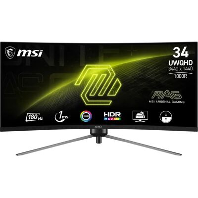 MSI MAG 345CQRDE Gaming-Monitor - 34" UWQHD - 180Hz, 1ms MSI MAG 345CQRDE Gaming-Monitor - 34" UWQHD - 180Hz, 1ms