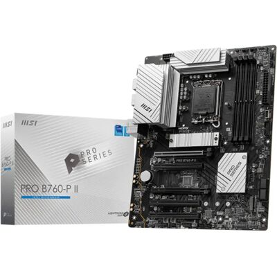 MSI B760-P II Mainboard - DDR5, ATX, LGA1700 - Hochleistungs MSI B760-P II Mainboard - DDR5, ATX, LGA1700 - Hochleistungs