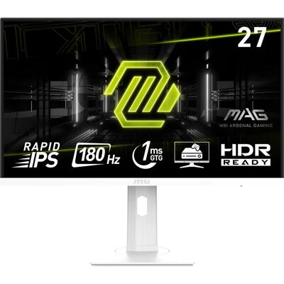 Moniteur Gaming IPS Full HD MSI 27'' - 180Hz, 1ms - Blanc - Publicité Moniteur Gaming IPS Full HD MSI 27'' - 180Hz, 1ms - Blanc - Publicité