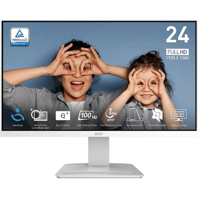 MSI Pro MP2412WDE - Moniteur LCD Full HD 23,8 pouces - Publicité MSI Pro MP2412WDE - Moniteur LCD Full HD 23,8 pouces - Publicité