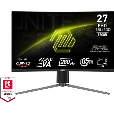 MSI MAG 276CPXF 27-Zoll Full HD LCD-Monitor - Schwarz MSI MAG 276CPXF 27-Zoll Full HD LCD-Monitor - Schwarz