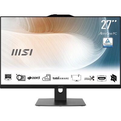 MSI PC All-in-One 27" Nero - Intel Core 5 - 8GB RAM - 512GB SSD - Win 11 HOME MSI PC All-in-One 27" Nero - Intel Core 5 - 8GB RAM - 512GB SSD - Win 11 HOME
