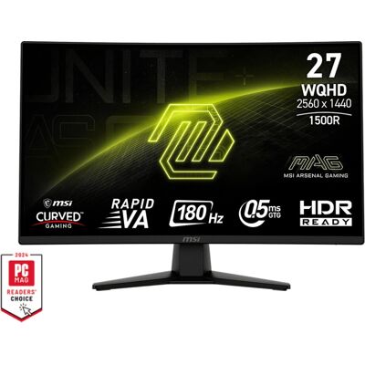 MSI Mag 274Cqfde Curved Gaming Monitor - WQHD 27 Zoll - Schwarz MSI Mag 274Cqfde Curved Gaming Monitor - WQHD 27 Zoll - Schwarz