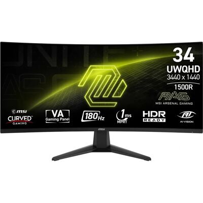 Monitor Gaming UltraAncho MSI MAG 346CQ 34 Monitor Gaming UltraAncho MSI MAG 346CQ 34