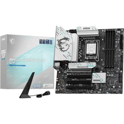 MSI B860M Gaming Plus WiFi - Scheda madre - Micro ATX - LGA 1851 - Scheda Gaming MSI B860M Gaming Plus WiFi - Scheda madre - Micro ATX - LGA 1851 - Scheda Gaming