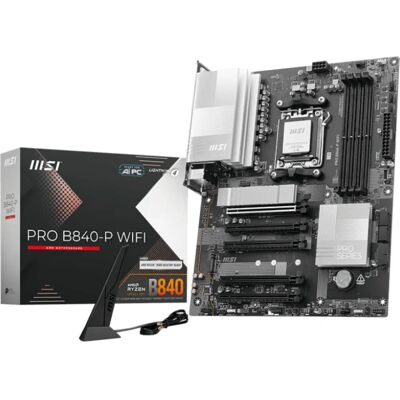 Carte mère MSI Pro B840-P WiFi - Socket AMD B840 - ATX Carte mère MSI Pro B840-P WiFi - Socket AMD B840 - ATX