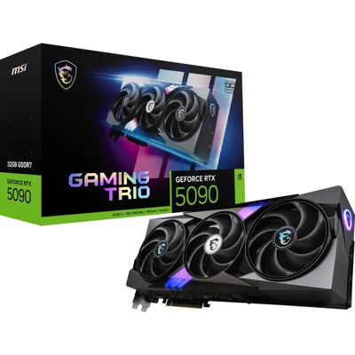 MSI - GeForce RTX 5090 Gaming Trio OC - 32GB GDDR7 - Tarjeta gráfica MSI - GeForce RTX 5090 Gaming Trio OC - 32GB GDDR7 - Tarjeta gráfica